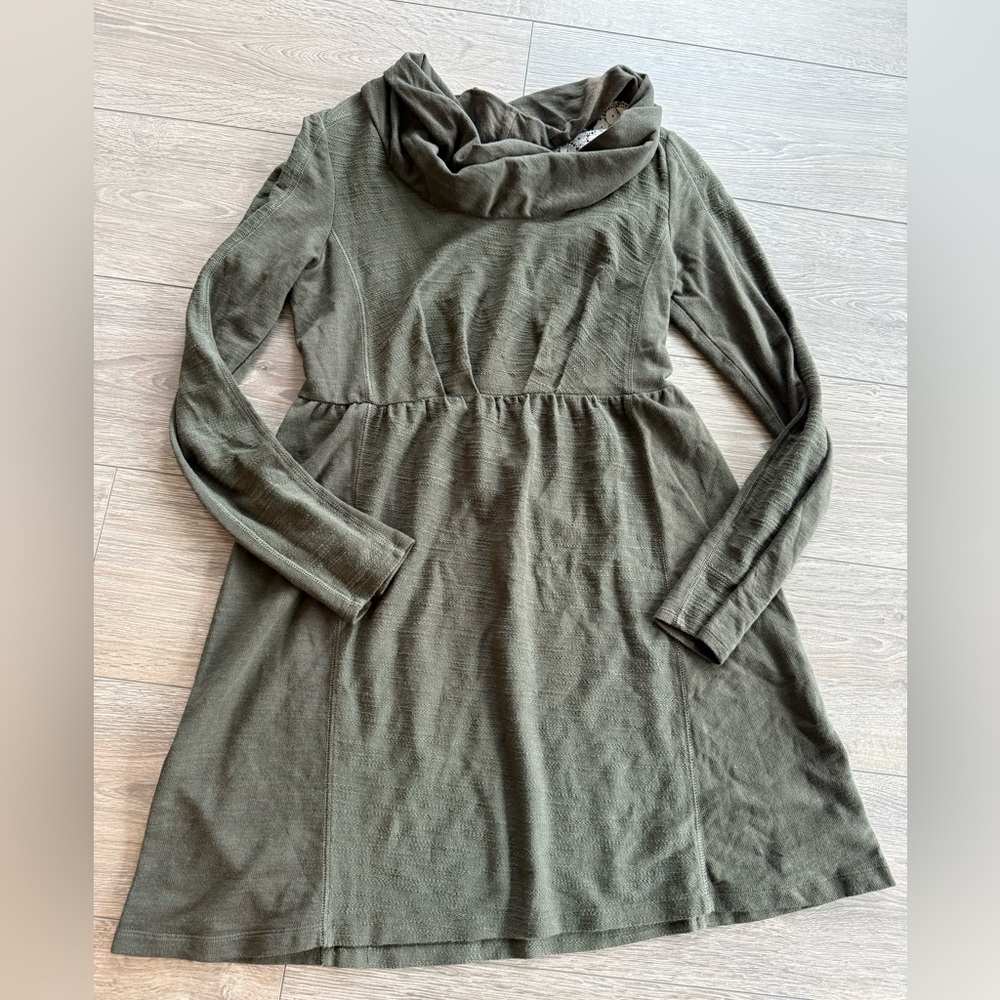 Anthropologie Cowl Neck Dress Small